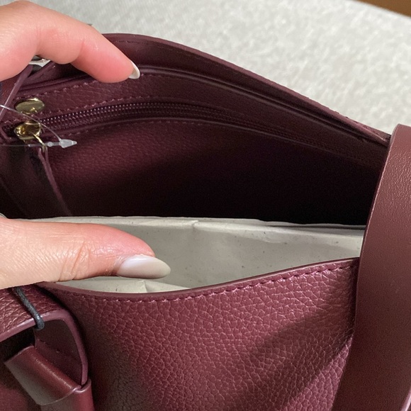 Rachel Zoe burgundy tote bag. BNWT - Picture 6 of 9